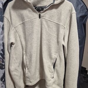 Tek Gear Cream Fleece Quarter-Zip Pullover